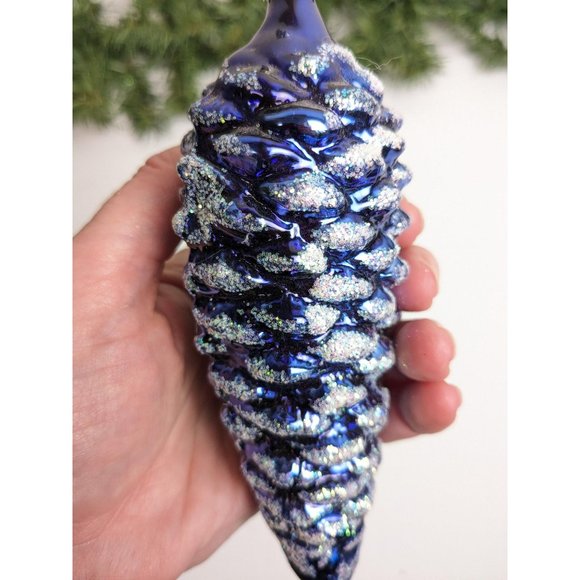 Large Pinecone Inge Glas Retired Old World Christmas Ornament - Picture 6 of 6